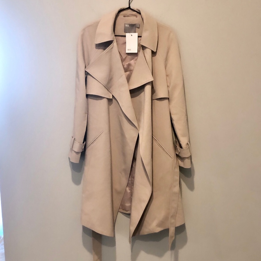 Taupe/Tan Trench Coat